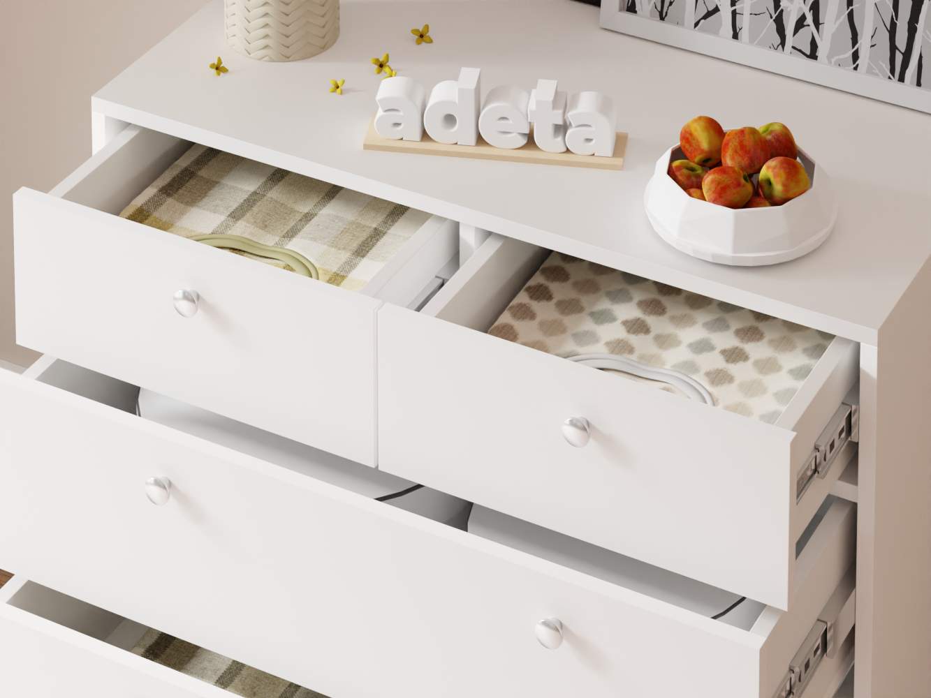 Комод Каллакс 13 white ИКЕА (IKEA) изображение товара