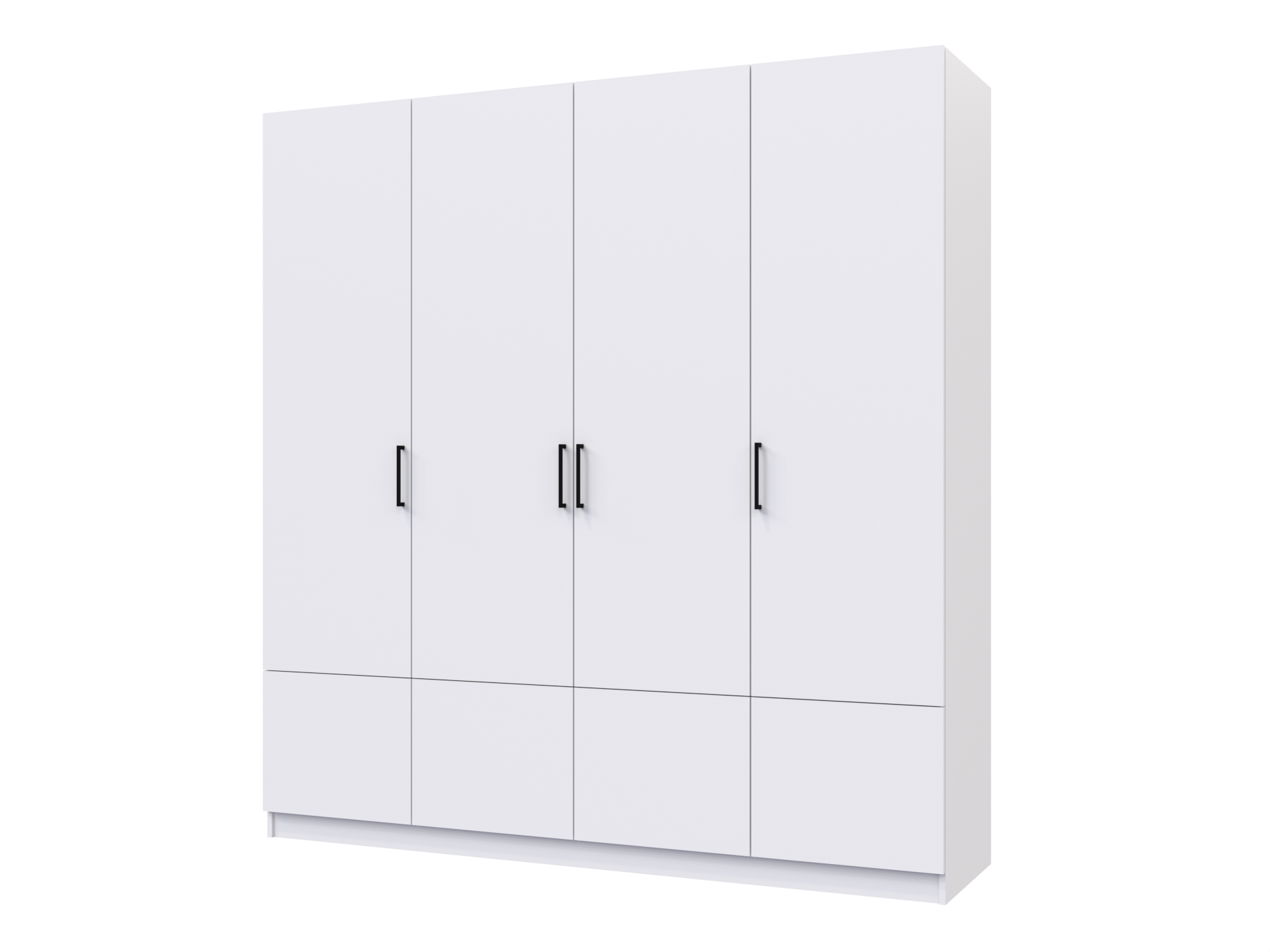 Распашной шкаф Пакс Рейнсвол 4 white ИКЕА (IKEA) изображение товара