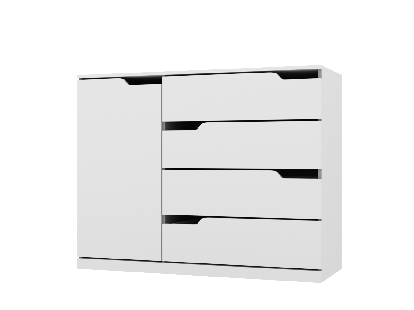 Комод Нордли 20 white ИКЕА (IKEA) изображение товара