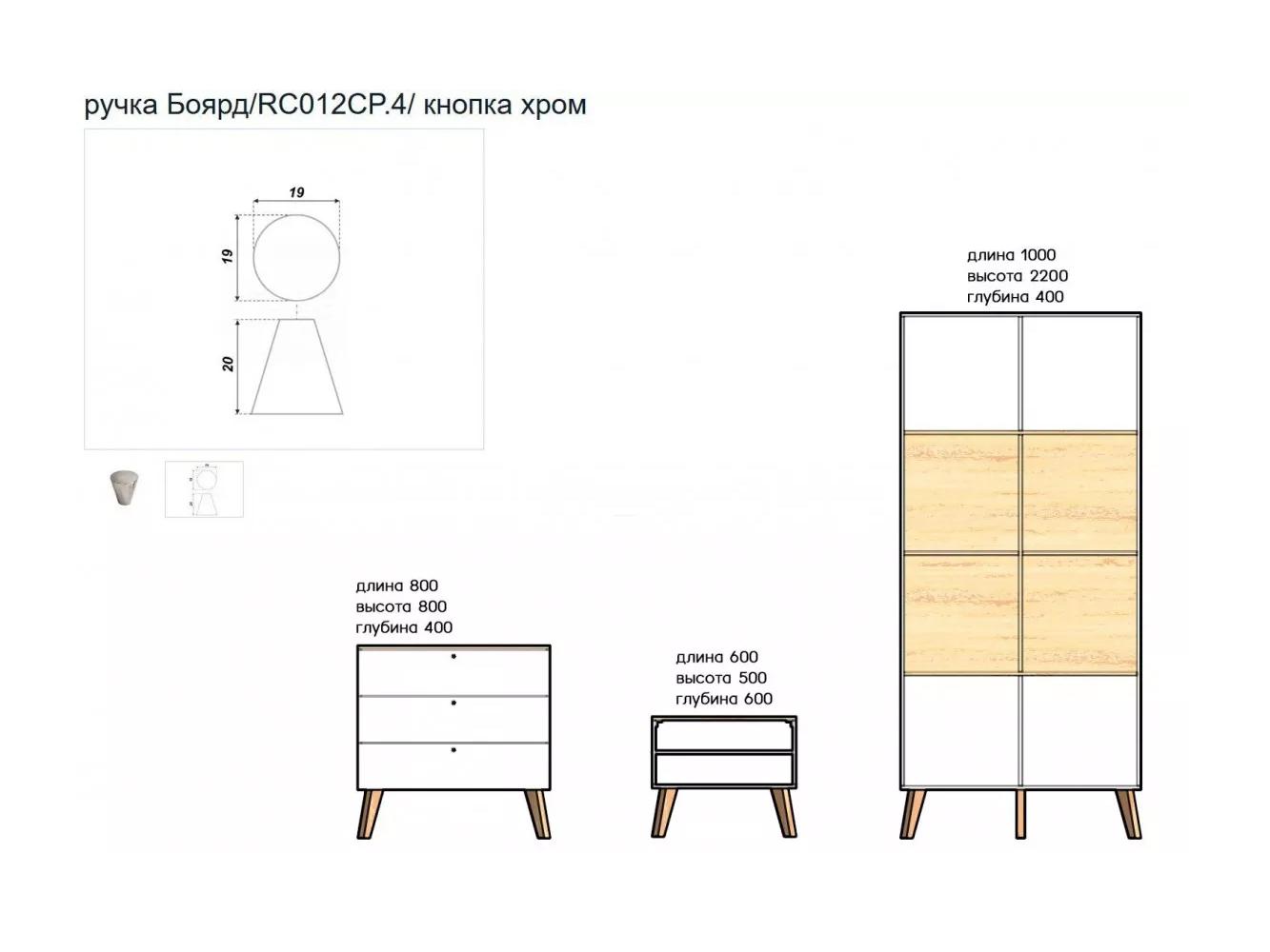 Модульная стенка Сканди 3 изображение товара