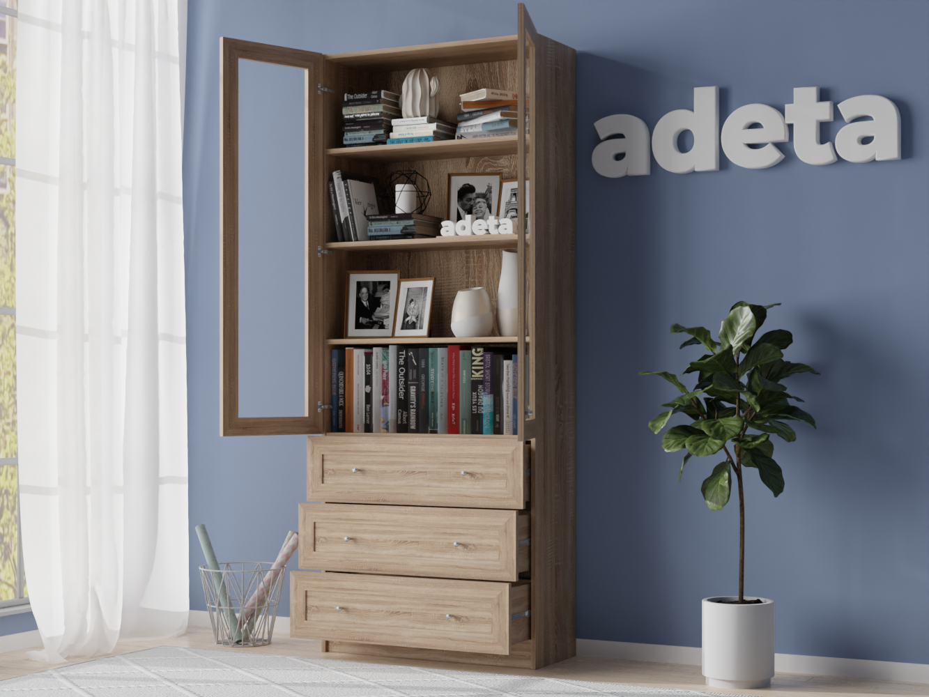 Книжный шкаф Билли 355 beige ИКЕА (IKEA) изображение товара