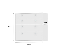 Изображение товара Комод Каллакс 15 white ИКЕА (IKEA) на сайте adeta.ru