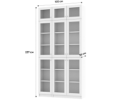 Изображение товара Книжный шкаф Билли 389 white ИКЕА (IKEA) на сайте adeta.ru