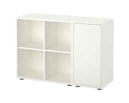 Изображение товара Стеллаж Экет 117 white ИКЕА (IKEA) на сайте adeta.ru